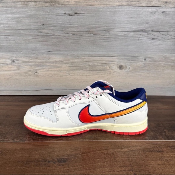 Men\'s Nike Dunk Low Retro SE Shoes - Pale Ivory Light Crimson Sail HV5749 110 main image 6